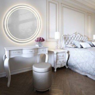 Runder Badezimmerspiegel mit Hintergrundbeleuchtung MAIA DUO LED