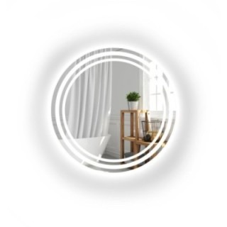 Runder Badezimmerspiegel mit Hintergrundbeleuchtung MAIA DUO LED