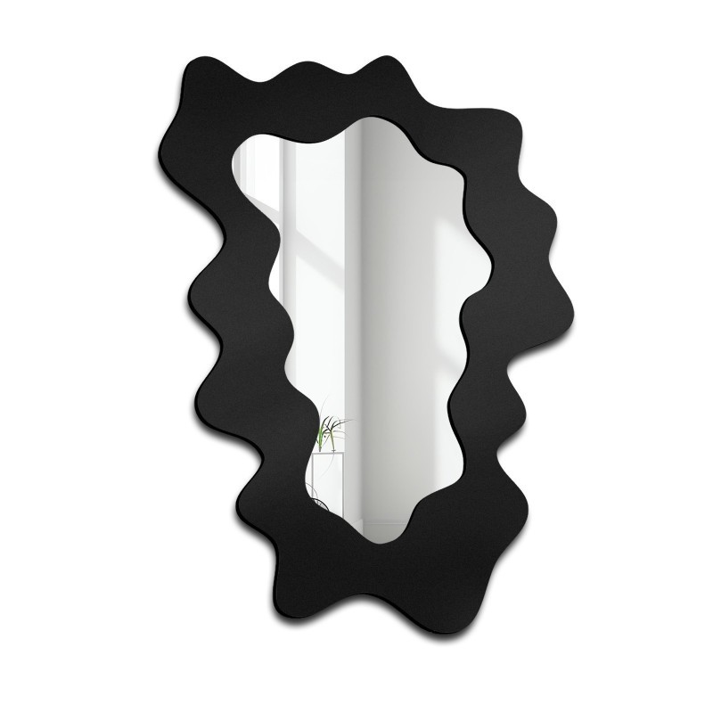 Unregelmäßiger Spiegel mit MDF-Rahmen - BLOBS MISTY