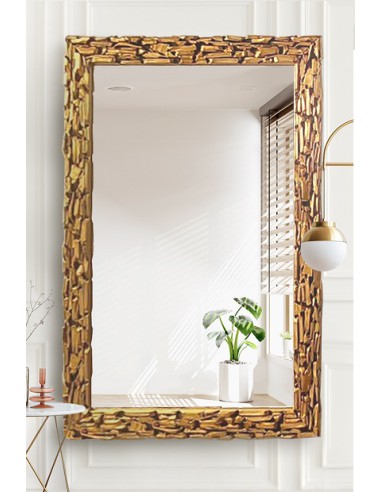 Luxuriöser Wandspiegel mit prächtigem Rahmen goldfarben - 9003001
