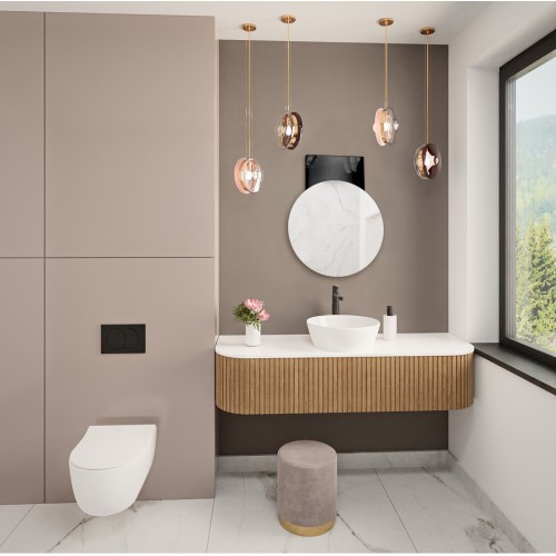 Dekorativer runder Spiegel - DENAR 2