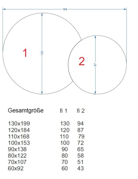 Runder Spiegel mit Mdf-Rahmen und Beleuchtung - DOTTI LED
