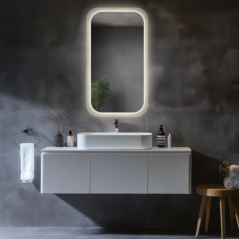 Badezimmerspiegel mit Hintergrundbeleuchtung - PAOLO LED