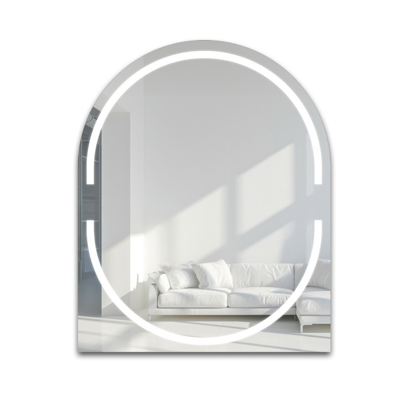 Bogenspiegel für Badezimmer mit Hintergrundbeleuchtung - POLA LED