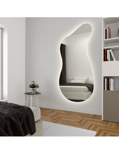 Spiegel mit organischer Form und Beleuchtung - ANGELIT II LED