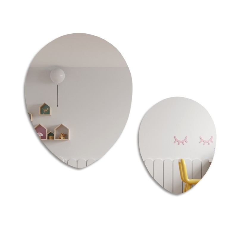 Set von Dekospiegeln für Kinderzimmer - Luftballons