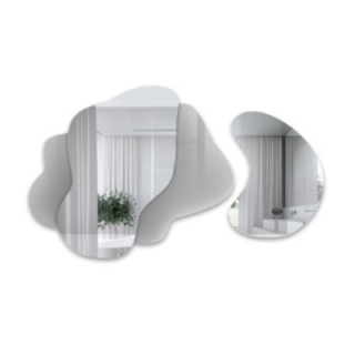 Dekorative Spiegel auf ornamentiertem Glas Master Point - LUXORA ARTIVIS