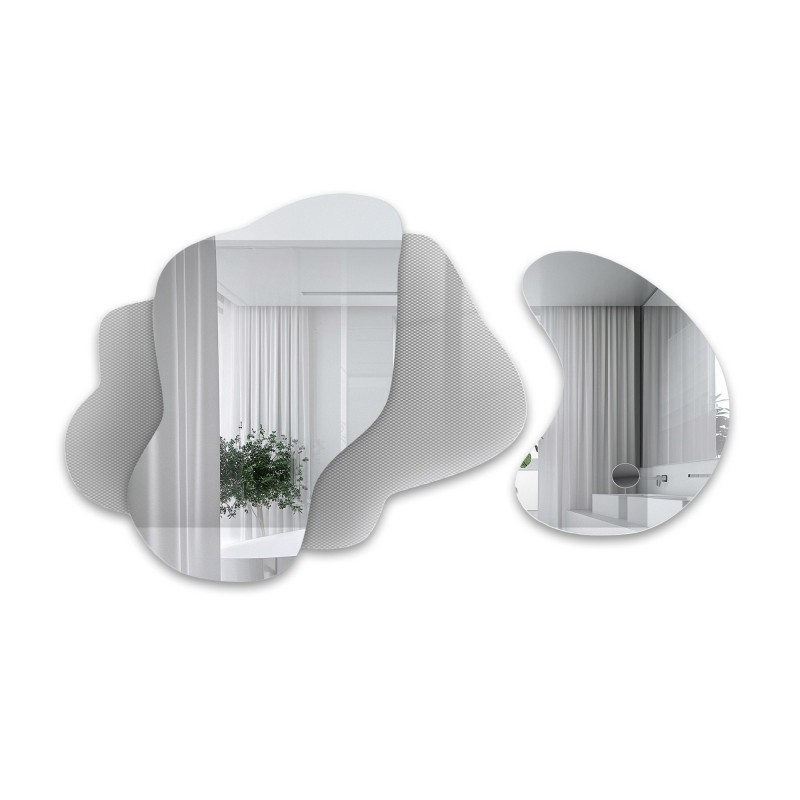 Dekorative Spiegel auf ornamentiertem Glas Master Point - LUXORA ARTIVIS