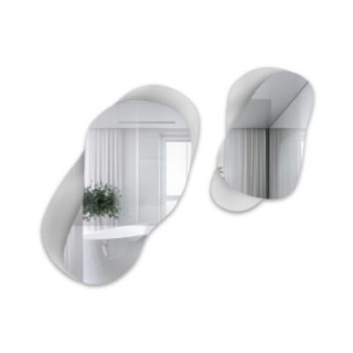Dekorative Spiegel auf ornamentiertem Glas Master Point - LUXORA GRAVELO