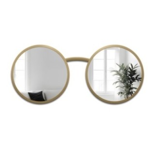 Satz von runden Spiegeln Katze in Gläsern MDF -  BRILLE