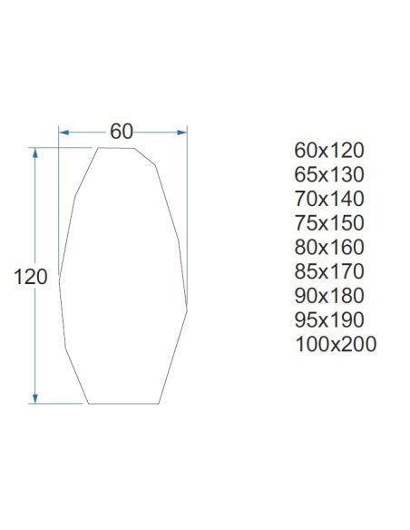 Dekorativer Spiegel mit scharfer, organischer Form - PIRYT