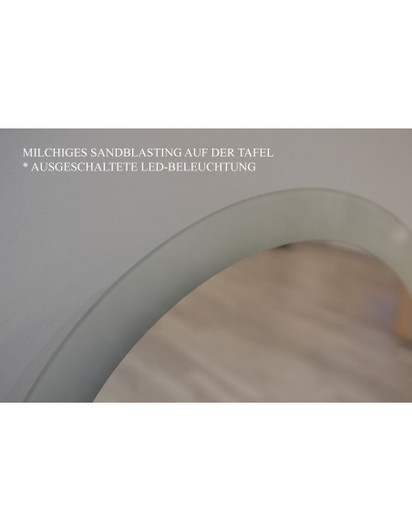 Runder Schminktischspiegel mit LED-Beleuchtung - HOLLYWOOD