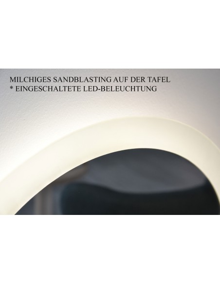 Runder Schminktischspiegel mit LED-Beleuchtung - HOLLYWOOD
