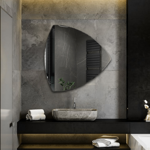 Dreieckiger Badezimmerspiegel - KARO 2