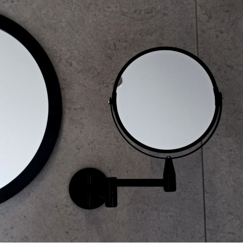 Kosmetikspiegel mit Vergrößerung in Schwarz - DARK ZOOM