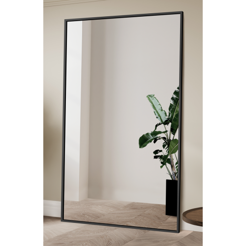 Moderner großer Wandspiegel mit Holzrahmen - 1503 -... 2