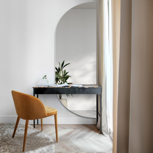 Unregelmäßig geformter Spiegel - NOE IN ZWEI TEILEN