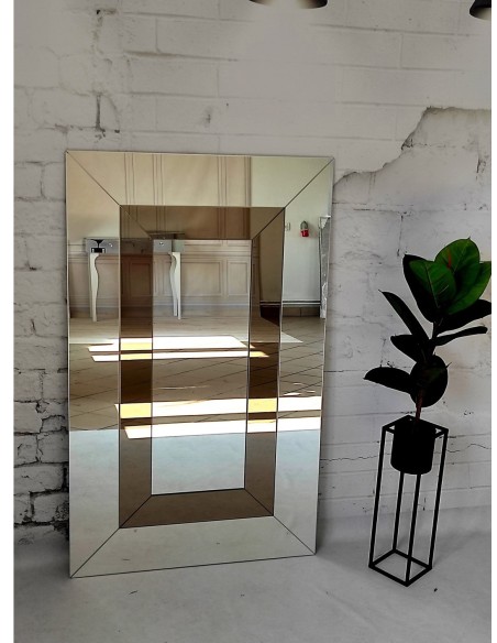 Dekospiegel in Glamouroptik zweifarbig - INES