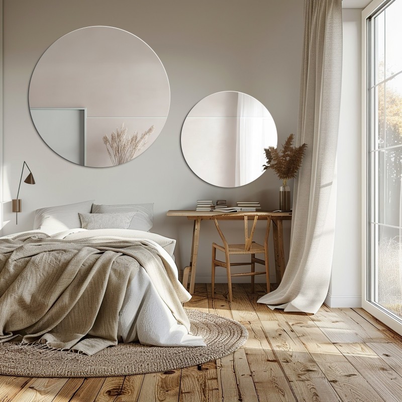 Set aus runden Badezimmerspiegeln - SET KREISE