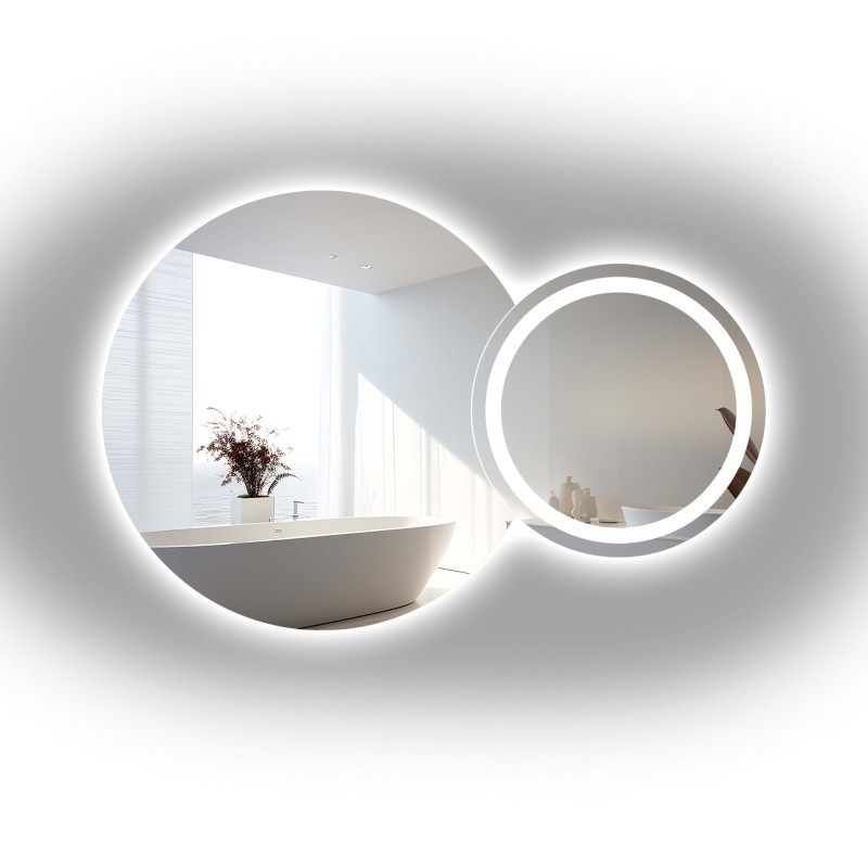 Badezimmer Spiegel Set mit Beleuchtung - ASTERIA LED