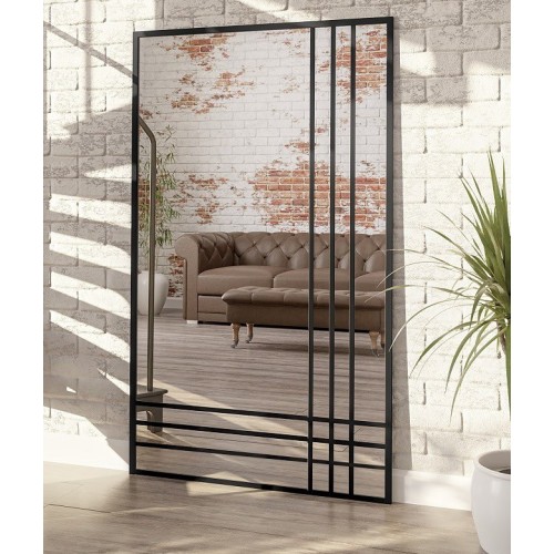 Spiegel in Loftoptik mit Sprossenleisten - LUKAS TRIO -... 2