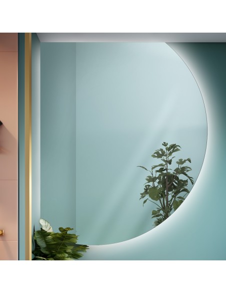 Spiegel in unregelmäßiger Form mit Beleuchtung – DOLLY LED