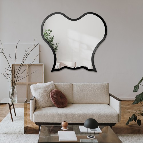 Spiegel in organischer Form mit MDF-Rahmen - OCTOPUS