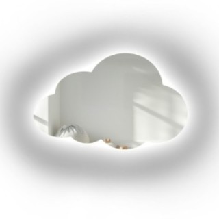 Wandspiegel für das Kinderzimmer in Form einer Wolke mit Beleuchtung – CLOUD LED