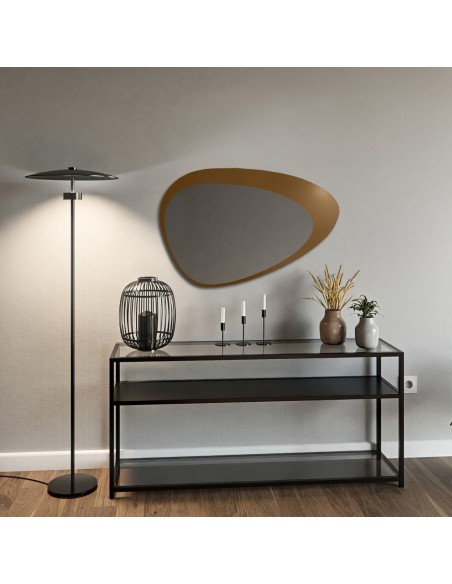 Spiegel in organischer Form zweifarbige Spiegeltafel - KALCYT