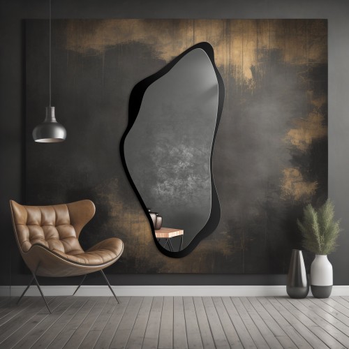 Spiegel in unregelmäßiger Form mit MDF-Rahmen - PIENA IM...