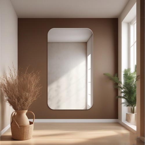 Badezimmerspiegel mit abgerundeten Ecken - GAJA