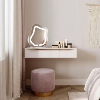 Kosmetikspiegel mit sandgestrahlter Beleuchtung - FLOW LED PETITE