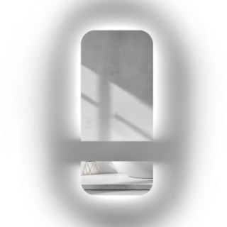 Badezimmerspiegel mit Hintergrundbeleuchtung zweiteilig - GAJA LED