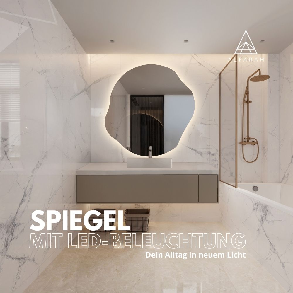 Spiegel mit LED-Beleuchtung