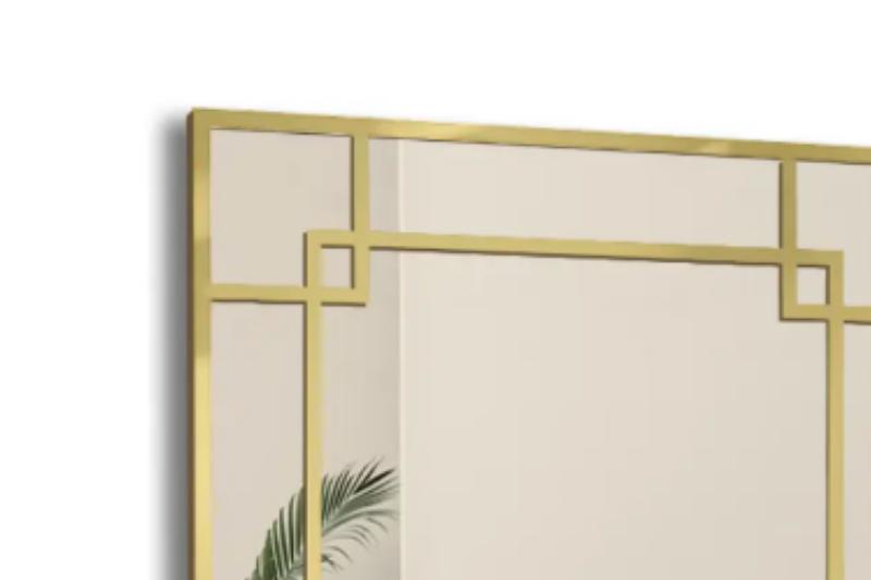 Goldener Rahmen und Sprossen