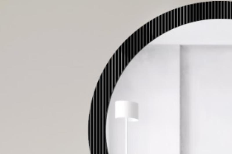 Ornamentglas – Schwarz