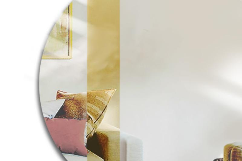 Goldenes Spiegelglas