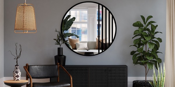 Effektives Spiegel in Industrielen und Loft Stil