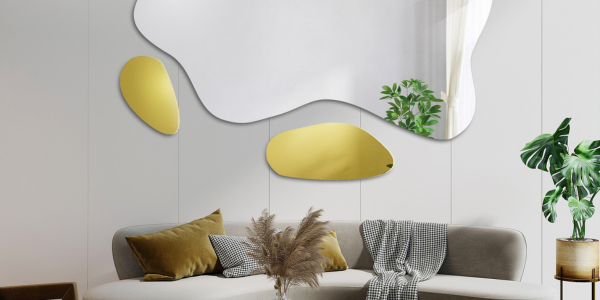 Spiegeltricks, also über die optische Veränderung des Raums zu Hause